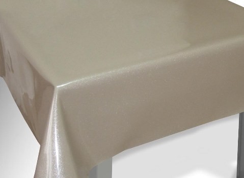 Nappe protège table paillette épaisse - linge de table